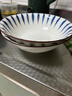 千叶草8英寸斗碗家用颜值陶瓷餐具汤碗面碗菜碗 2只千叶草8英寸斗碗 实拍图