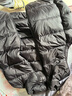 京东京造【零压系列】轻薄羽绒服男外套冬季 防钻绒马甲背心男 曜石黑 XL 实拍图