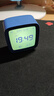 青萍蓝牙闹钟 智能温湿度监测多功能背光床头桌面学生接入米家 蓝色 实拍图