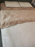 南极人（Nanjiren）牛奶绒四件套 秋冬加厚保暖双面绒法兰绒被套床单枕套 200*230cm 实拍图