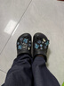 卡骆驰（CROCS）洞洞鞋贝雅男鞋女鞋轻便耐磨一脚蹬拖鞋休闲鞋|10126 黑色-001 39 (240mm) 实拍图