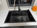 JOMOW水槽5.0加厚厨房大单槽一体盆304不锈钢洗碗池槽多功能洗菜盆GL/d 68*46【5.0加厚】耐磨耐刮 【默认发右下水】左下水需下单备注 实拍图