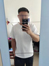 京东京造【已售300w件】短袖t恤男衣服秋季男士打底外穿 白色 L 实拍图