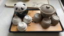 粗陶手抓壶功夫茶具茶壶家用单壶喝茶泡茶壶沏茶器茶水分一壶四杯 实拍图