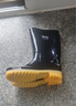 回力雨鞋男高筒户外雨天防水防滑胶鞋耐磨钓鱼洗车雨靴套鞋827黑高42 实拍图