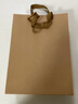 悠格码加厚牛皮纸袋手提袋 礼品袋服装茶叶送礼购物包装袋商务会议纸质袋子原色 竖款小号10个装 20*10*28cm 实拍图