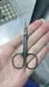 美肤语不锈钢修眉小剪刀化妆剪弯头眉毛剪假睫毛美容剪眉毛修剪器MF8942 实拍图