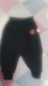 嘟嘟家宝宝裤子冬季男童长裤保暖女童休闲裤冬款儿童衣服童装 黑色 90 实拍图
