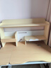 佩奇状元学习桌儿童写字桌实木6-18岁专用书桌椅一套可升降小学生桌子课桌 【M9阳光桌】进口楹木原色 100cm 实拍图
