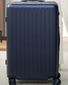 卡拉羊行李箱四六开深舱大容量纯PC材质旅行箱拉杆箱密码钛金蓝28英寸 实拍图