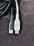 贝尔金（BELKIN）双Type-C数据线 240W快充 CtoC电源线 苹果电脑MacBook 480Mbps快传 2米编织款 黑色 CAB025 实拍图
