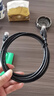 毕亚兹 纯铜超六类网线 CAT6类万兆成品网线 家用电脑网络宽带工程跳线8芯双绞连接线 黑色1.5米 实拍图