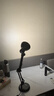 美的（Midea） 台灯led灯学生学习寝室卧室床头灯阅读小夜灯金属长臂工作插电灯 美式台灯+6W正白灯泡 实拍图