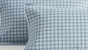 洁丽雅（Grace）纯棉枕巾 A类 四线格蓝单条装 50*80cm 实拍图