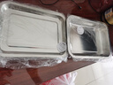 美厨（maxcook）304不锈钢盘子方盘 加深方盘长方形餐盘 烧烤托盘27cm MCFT6579 实拍图