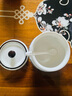 拜杰猪油罐陶瓷大容量耐高温调味罐猪油缸辣椒罐中式猪油盅+勺子700ml 实拍图