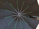 泽时雨（zeshiyu）德国绿巨人24骨反向伞全自动雨伞超大男女加厚加固防晒伞定做礼品 双纤24骨124CM-黑色（送礼盒） 实拍图