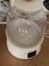 小熊（Bear）全玻璃壶体养生壶恒温壶 办公室多功能煮茶壶花茶壶 0金属养生杯 24h预约24h保温 1L YSH-M10H3 实拍图