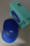 罗技（Logitech）M330无线鼠标 商务办公无线静音鼠标电池 右手人体工学鼠标Mac笔记本电脑家用鼠标中大手 舒适曲线 蓝色 实拍图