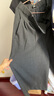 优衣库合作款/女装打褶裙裤/高腰休闲裤裤子25秋冬新款479698 08 深灰色 XS /150/60A 实拍图