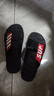 卡帝乐鳄鱼拖鞋男士休闲拖鞋浴室家居一字拖百搭凉拖鞋子 男 1492 黑红 43 实拍图