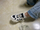 帕拉丁（PALLADIUM）花瓣鞋休闲鞋男鞋女鞋厚底老爹鞋百搭潮鞋99349 黑/白/灰 37 实拍图