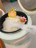 美的（Midea）电饭煲 家用电饭锅智能多功能 迷你电饭煲小型1-2-3人煮饭锅 电煮锅 易清洗 小巧机身 浅蓝色 【超级性价比】不沾内胆 1.6L 实拍图