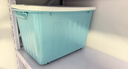 SPACEXPERT 衣物收纳箱特大号塑料整理箱车载储物箱60L蓝色 1个装 带轮 实拍图