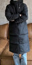 李宁防泼水科技长羽绒服男秋冬季舒适保暖休闲连帽运动外套AYMV771 实拍图
