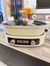 小熊（Bear）电火锅 鸳鸯锅家用火锅专用锅分体多功能锅 电煮锅涮肉锅火锅锅3分钟速沸分区控温 D60J1 6.5L 实拍图