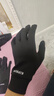 迪卡侬手套秋男女跑步健身骑行保暖运动全指五指（新老款随机发货） 性价比款黑色-新款 XL 实拍图