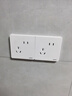 正泰（CHNT）开关插座 NEW6-C11100正五孔 86型暗装插座面板 6C奶油白10只装 实拍图