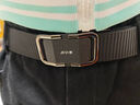 极为帆布皮带男士自动扣腰带中青年商务休闲简约百搭韩版潮流牛仔裤带 实拍图