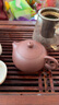 京东京造 宜兴紫砂壶手工【原矿紫泥】煮茶泡茶壶茶具 西施壶210ml礼盒装 实拍图
