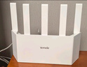 Tenda腾达路由器【千兆WiFi6+穿墙王】无线AX3000信号增强家用放大器Mesh国家补贴金榜一名云霄白立式 实拍图