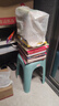 美丽雅凳子家用加厚塑料板凳可叠放高成人凳客厅餐桌梳妆台用 实拍图