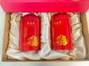 吴裕泰茉莉花茶福礼300g礼盒装浓香特种老北京茶叶送礼送长辈高端茶礼盒 福礼礼盒+礼盒袋 150g*2罐（共300克） 实拍图