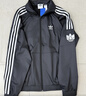 adidas休闲简约三条纹梭织立领夹克外套男装秋季阿迪达斯三叶草   黑色（推荐选大一码）   M 实拍图