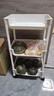 小推车置物架落地浴室移动零食卫生间多层卧室床头多层收纳储物架 书架三层带轮 实拍图