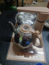 万利达全自动上水嵌入式烧水壶泡茶保温茶台一体茶具全套装电茶炉 1.8L 37/23升级续水-金色不锈钢消毒款 实拍图