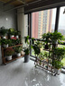 华观家居（Home Giving Furniture）阳台花架客厅室内落地式实木多层置物防腐木多肉吊篮花架子可移动 吊篮款三层102 带轮款 可移动 实拍图
