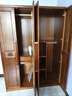 小木窝（XIAOMUWO）衣柜实木衣柜平开门家用卧室大衣橱带折叠镜子紫金檀木新中式 四门衣柜 实拍图