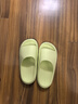 朴西新款EVA踩屎感厚底拖鞋女士居家室内情侣拖鞋男 薄荷绿 37-38 实拍图