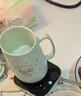小熊（Bear）加热杯垫陶瓷杯套装恒温电热杯垫办公室家用热牛奶神器55度养生保温杯暖奶热奶器暖暖杯中秋节礼物 DRBD-C16J5加热杯垫+陶瓷杯套装 0.3L 实拍图