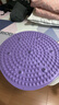 SMOOKY指压板脚底按摩脚垫穴位疏通脚心指压板仿鹅卵石圆形垫慢跑 优雅紫【圆形直径约55cm】 实拍图
