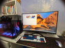 AOC 31.5英寸2K高清高刷电竞显示器1MS响应低蓝光不闪屏台式电脑外接笔记本液晶游戏直面曲面显示屏幕 CQ32G4E 2K 180HZ 曲面显示器 实拍图