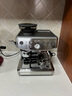铂富（Breville）BES876 半自动咖啡机 家用意式 研磨奶泡一体式 智能辅助压粉系统  25挡 流光银  实拍图