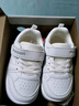 牧童幼儿园小白鞋女童春秋款宝宝板鞋男童低帮休闲鞋 校园白 29码  实拍图