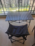 月亮椅户外桌椅茶桌子折叠椅座椅折叠桌躺椅一桌四椅露营阳台庭院 【4人热销套餐】95方桌+4月亮椅 实拍图