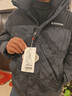 鸭鸭（YAYA）本命年羽绒服男女2025年冬季新款短款连帽时尚男士加厚保暖外套 黑青迷彩色 XL (180) 【建议150-170斤】 实拍图